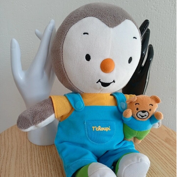 Peluche T'choupi et doudou dessin animé tchoupi et doudou