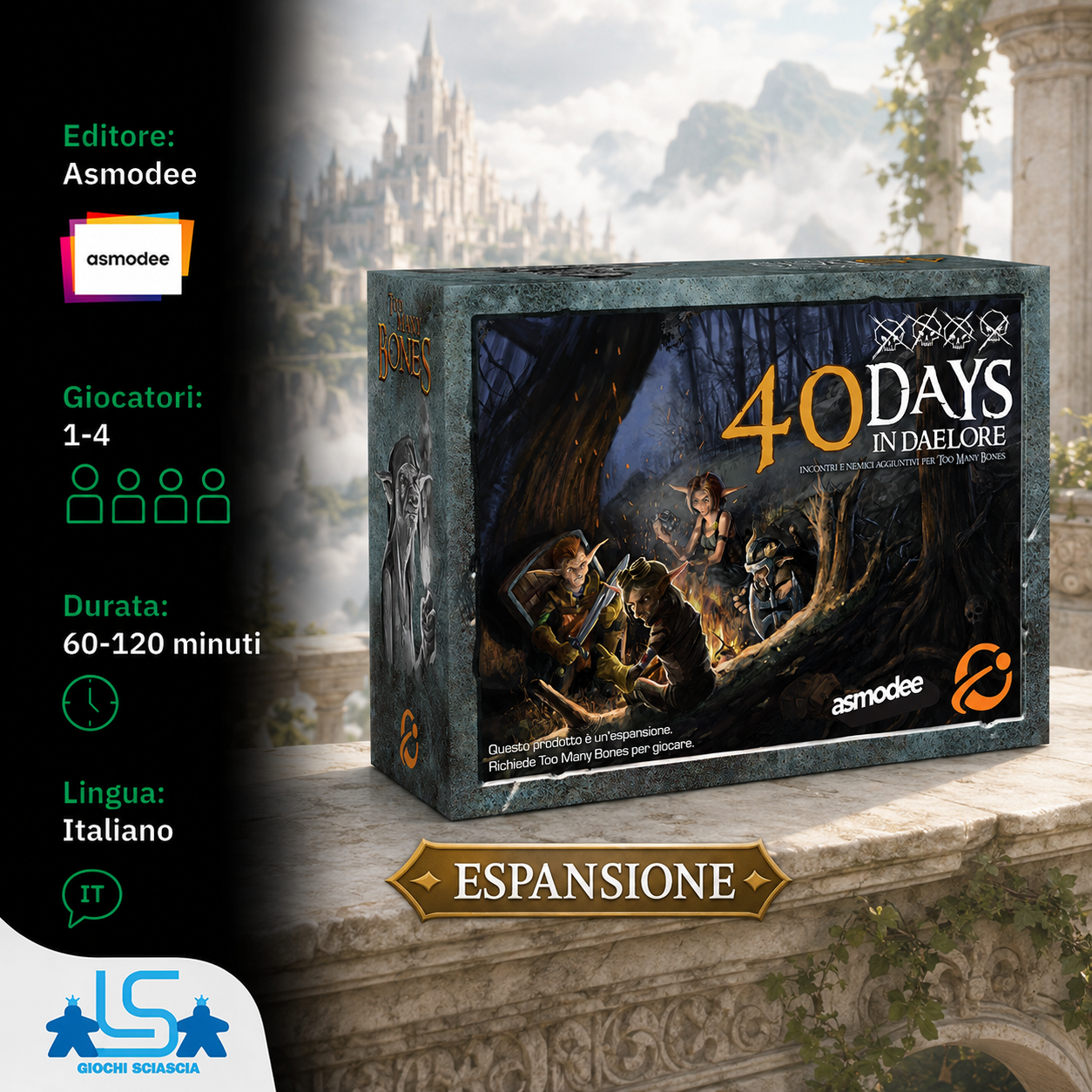 Too Many Bones - 40 Days in Daelore - Italiano