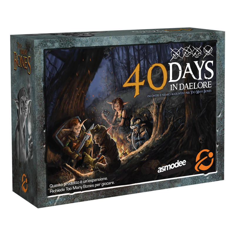 Too Many Bones - 40 Days in Daelore - Italiano - Preordine uscita prevista metà Agosto 2026
