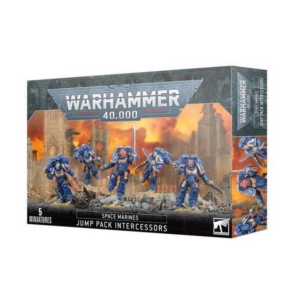 Warhammer 40K Space Marines - Jump Pack Intercessors   48-13