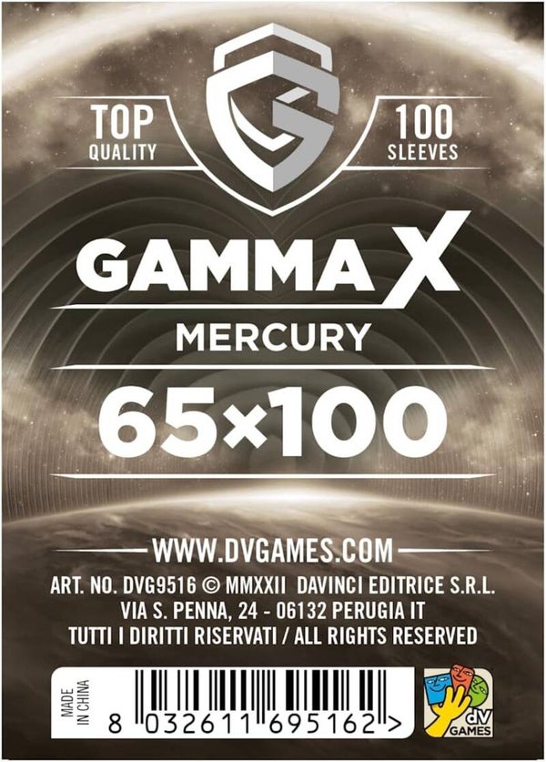 Bustine - GAMMA X - Mercury 65x100