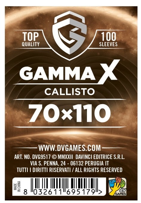 Bustine - GAMMA X -  Callisto 70x110