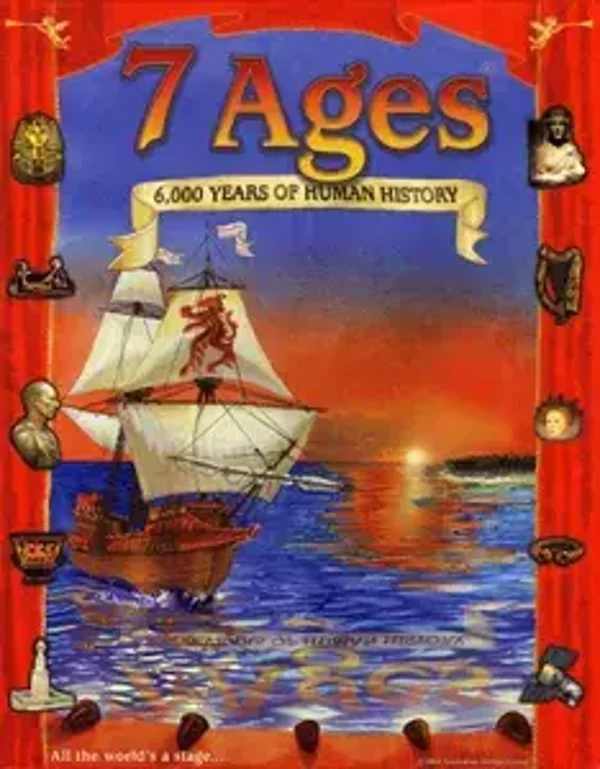 7 Ages - Inglese - con manuale italiano stampato - Usato