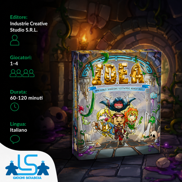 I.D.E.A. - Improbabili Dungeon Eccentrici Avventurieri - Preordine Arrivo previsto 12 Giugno 2026
