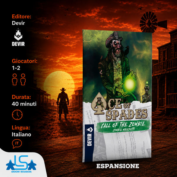 Ace of Spades Call of Zombie - Italiano - Preordine uscita prevista fine Maggio 2026