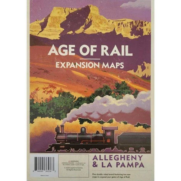 Iron Rail 4 Age of Rail - South Africa - Expansion Maps Allegheny & La Pampa - Inglese