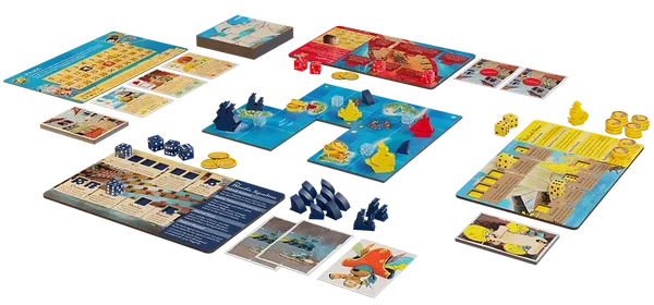Ahoy, componenti e ambientazione del gioco da tavolo