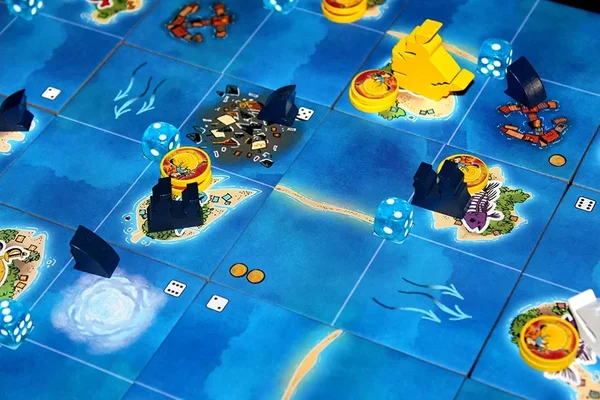 Ahoy, dettagli di gioco e componenti durante la partita