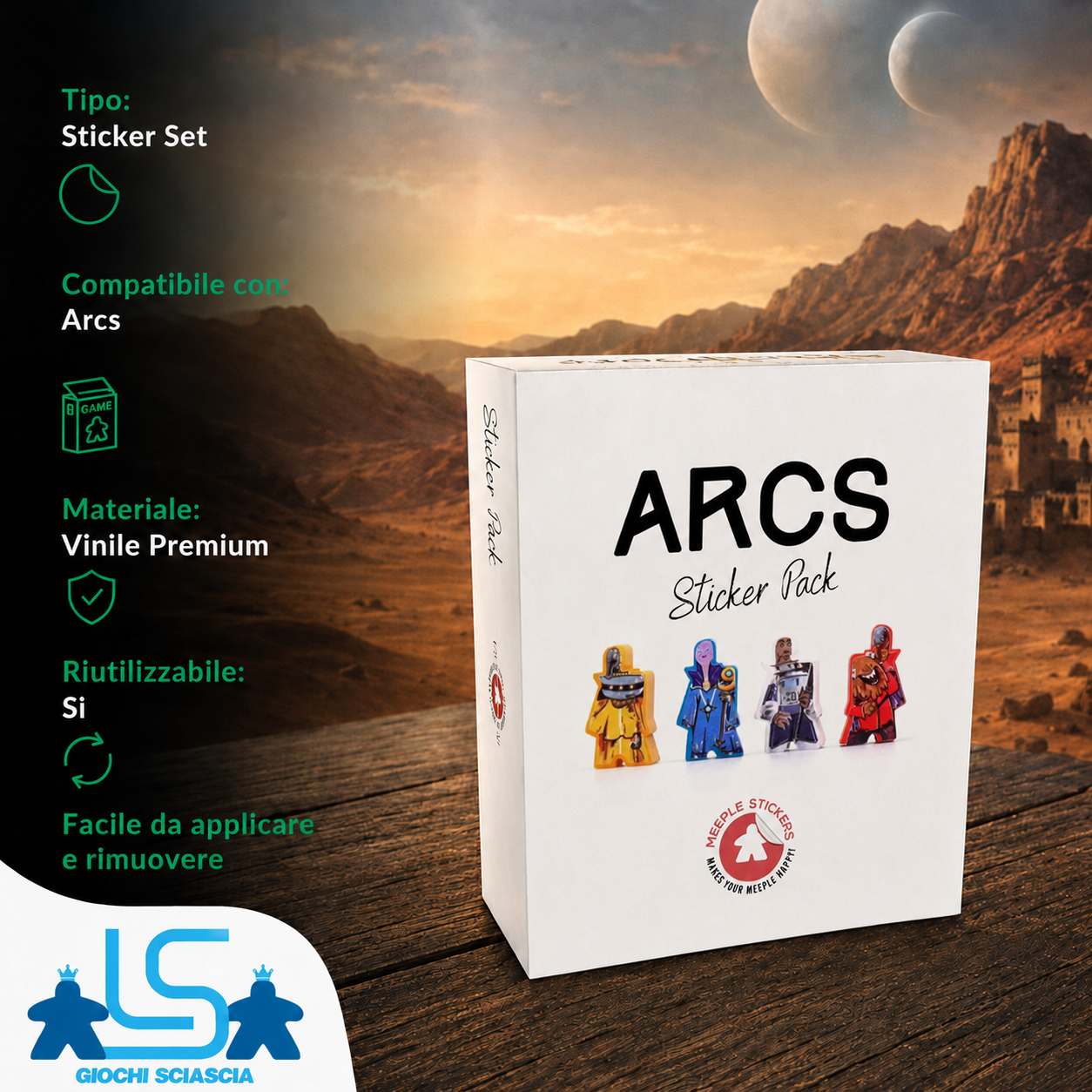 Arcs - Sticker set