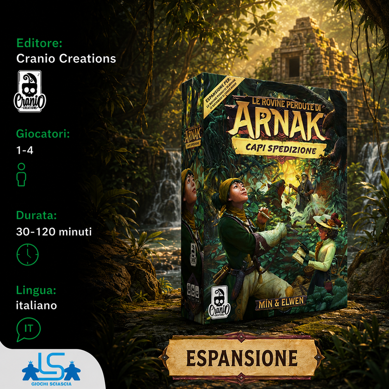 Le Rovine Perdute di Arnak - Capi Spedizione