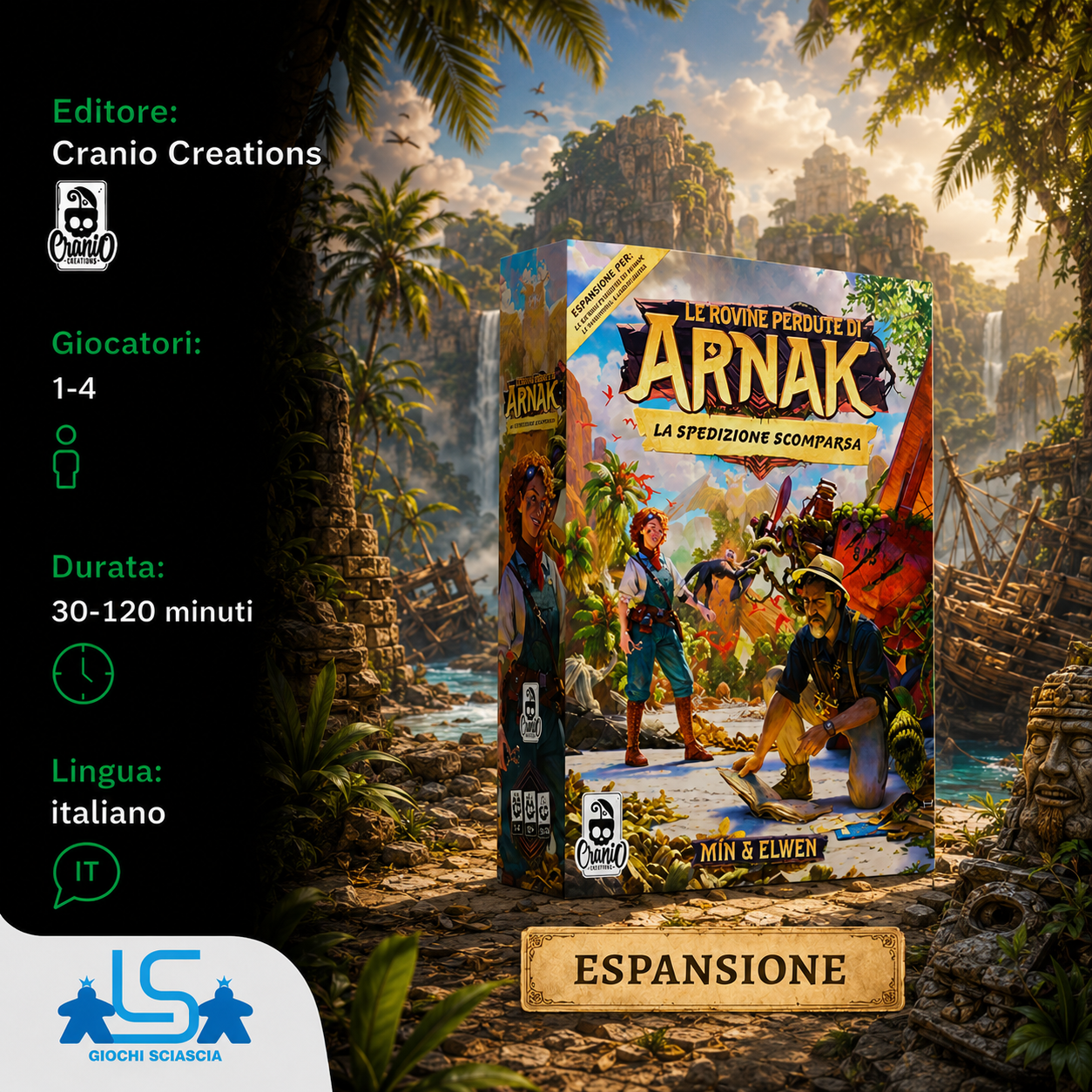 Le Rovine Perdute di Arnak - La Spedizione Scomparsa - Espansione
