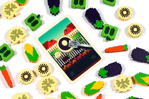 Barbecubes Veg - dettagli e componenti del gioco di destrezza
