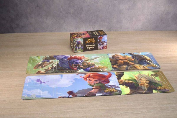 Boss Fighters - Playmat - confezione da 4 pezzi