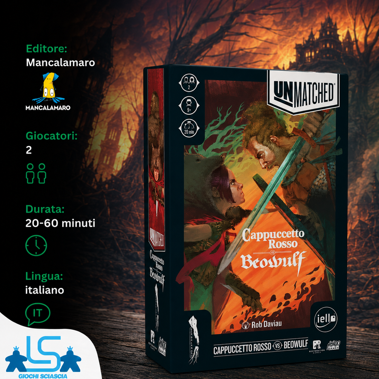 Unmatched - Cappuccetto Rosso vs Beowulf