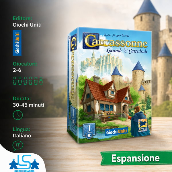 Carcassonne - Locande e Cattedrali - espansione 1