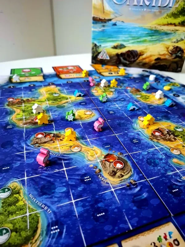 Caribe gioco da tavolo - componenti e ambientazione