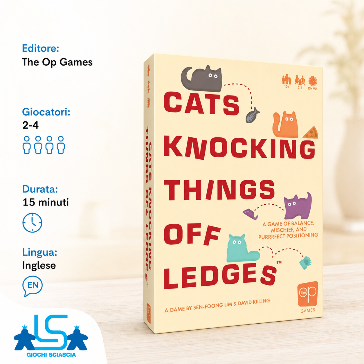 Cats Knocking Things Off Ledges - Inglese