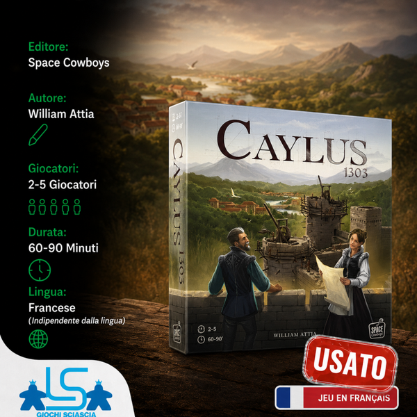 Caylus 1303 - Francese - con manuale italiano stampato - Usato