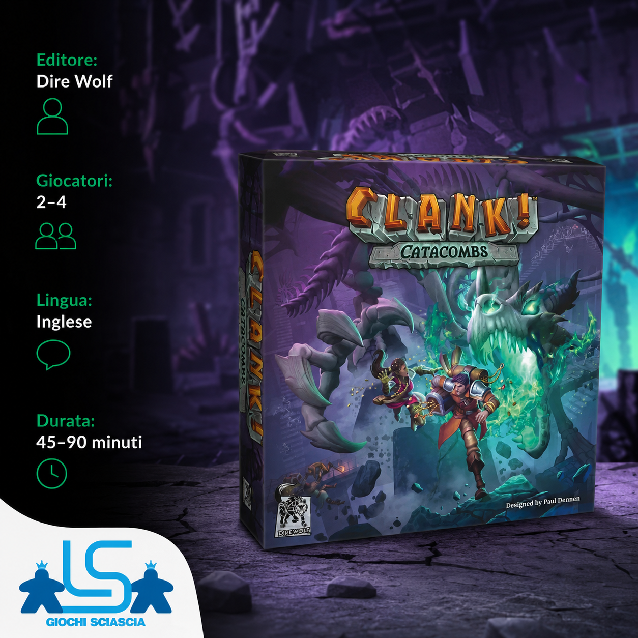 Clank! - Catacombs - Inglese