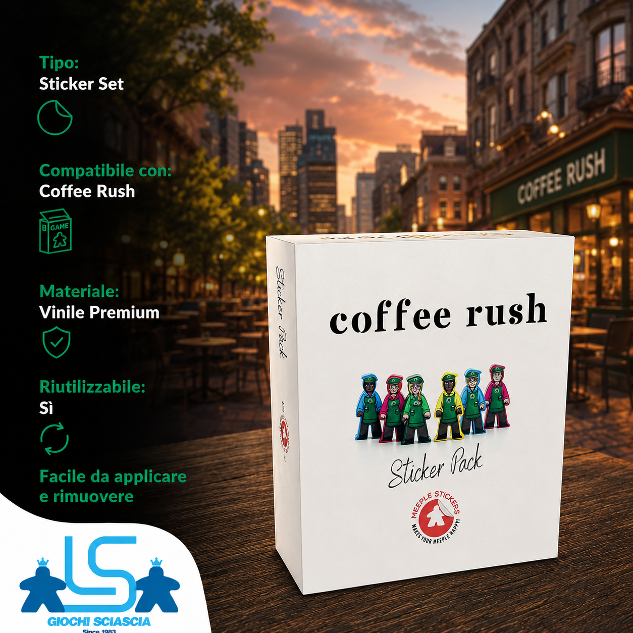 Coffee Rush & Piece of Cake - Sticker set