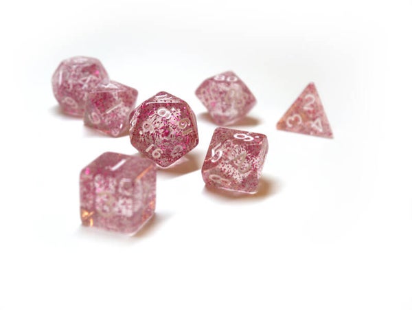 Set dadi Rpg (7) Confetti: Pink