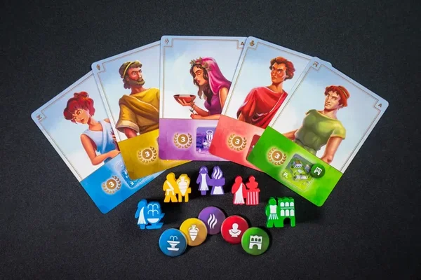 Delfos gioco da tavolo: immagine del gioco e dei componenti