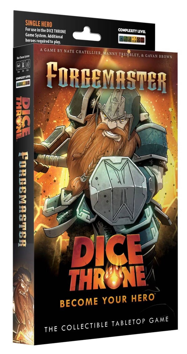 Dice Throne Hero Pack Forgemaster - Inglese - Preordine Arrivo previsto 23 Luglio 2026