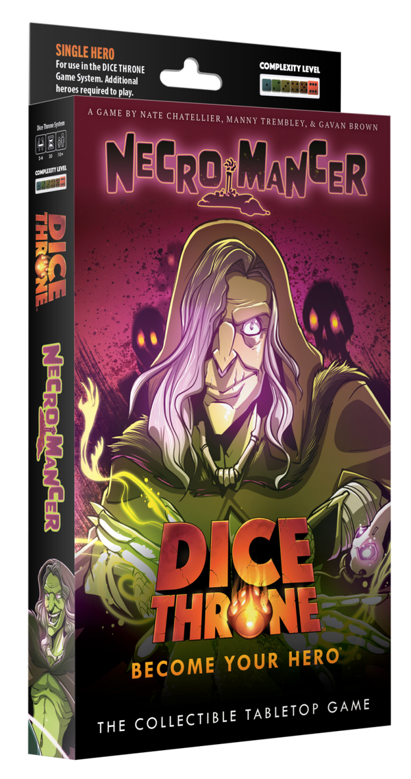 Dice Throne Hero Pack Necromancer - Inglese - Preordine Arrivo previsto 23 Luglio 2026