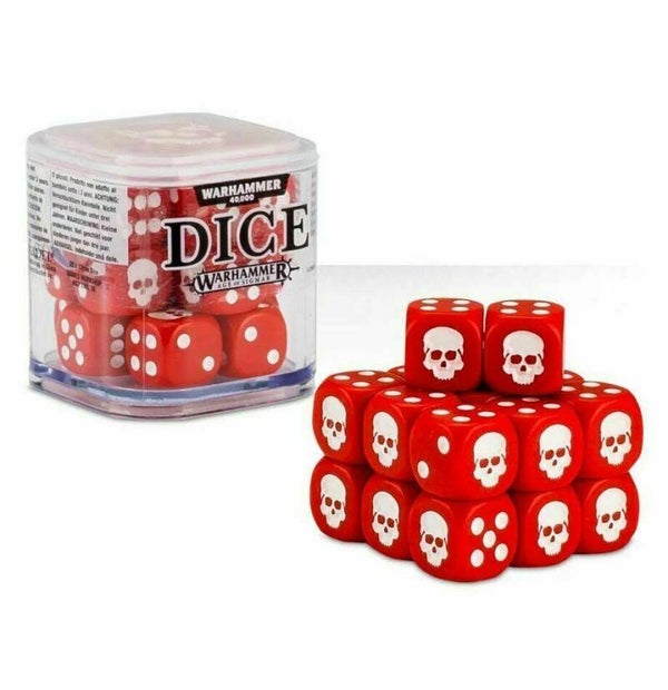 Warhammer dice set - Rosso 65-36