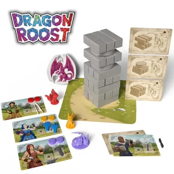 Dragon Roost - immagine del gioco e dei suoi componenti