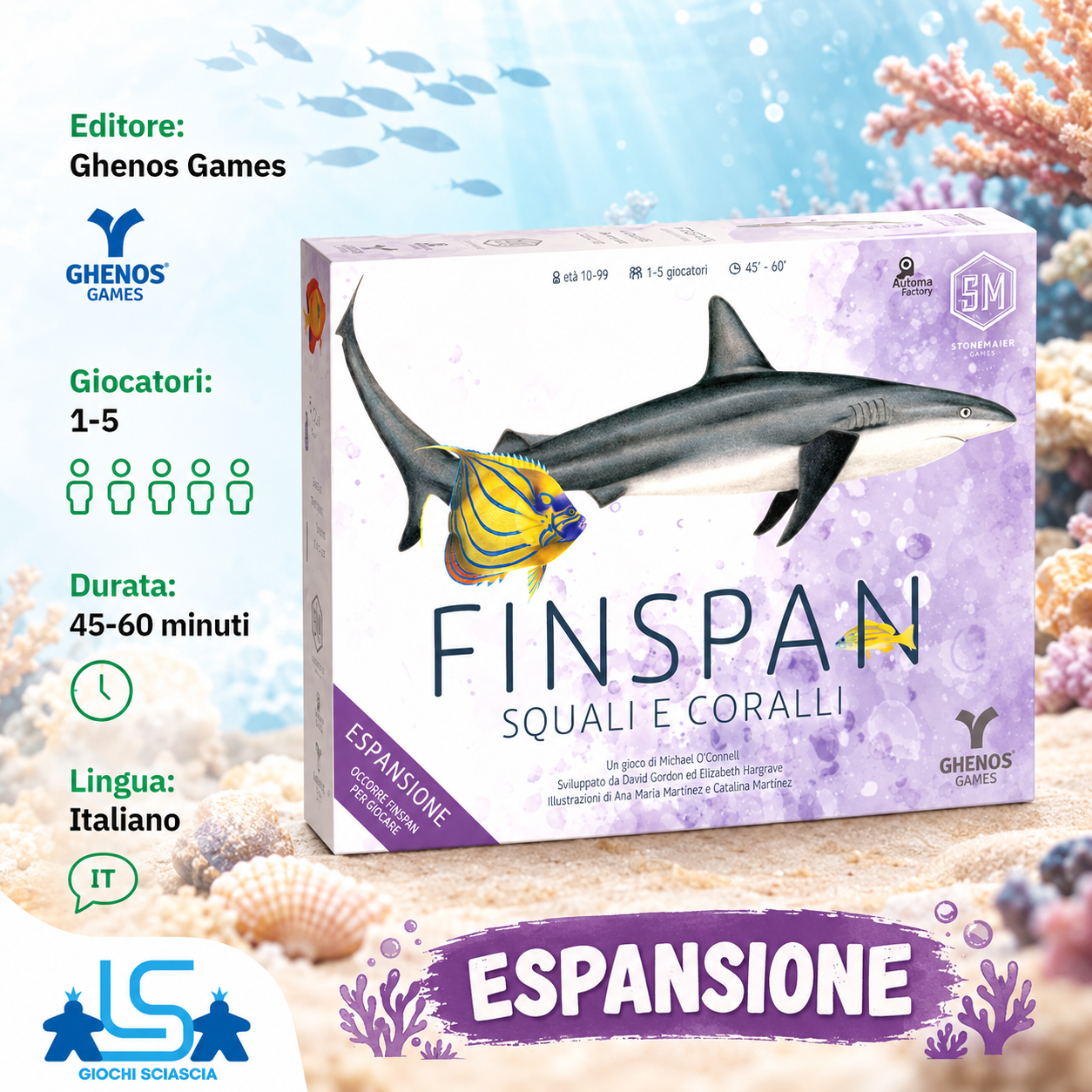 Finspan - Squali e Coralli - Espansione