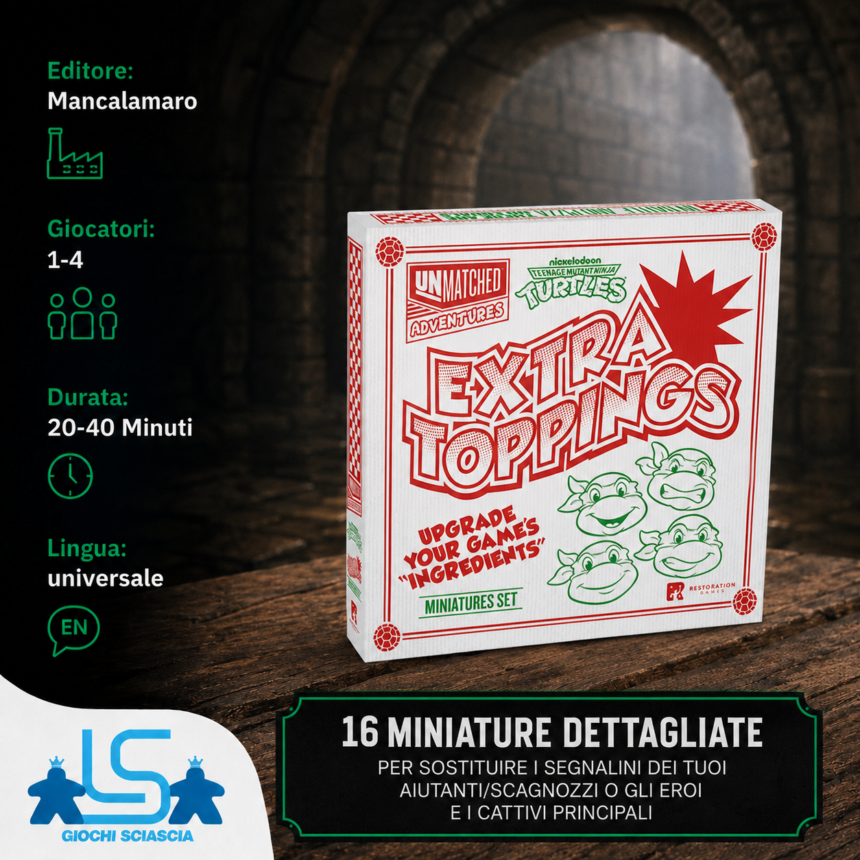 Unmatched Adventures - Teenage Mutant Ninja Turtles - Extra Topping - Inglese