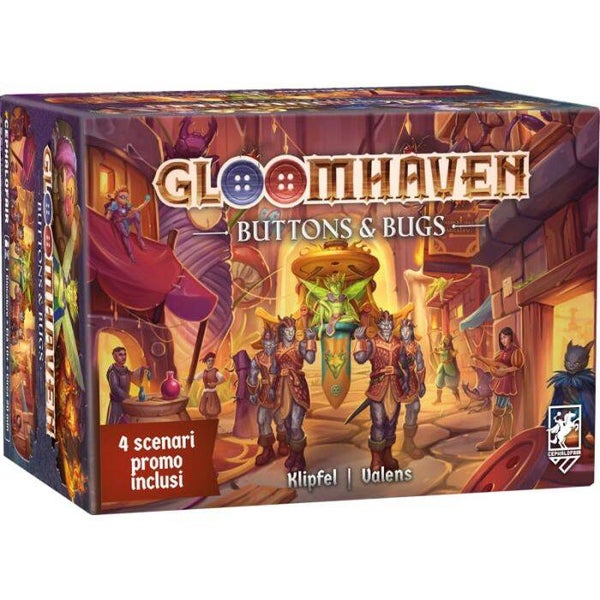Gloomhaven: Buttons & Bugs - Edizione Italiana - Preordine Uscita prevista 17 Ottobre 2025