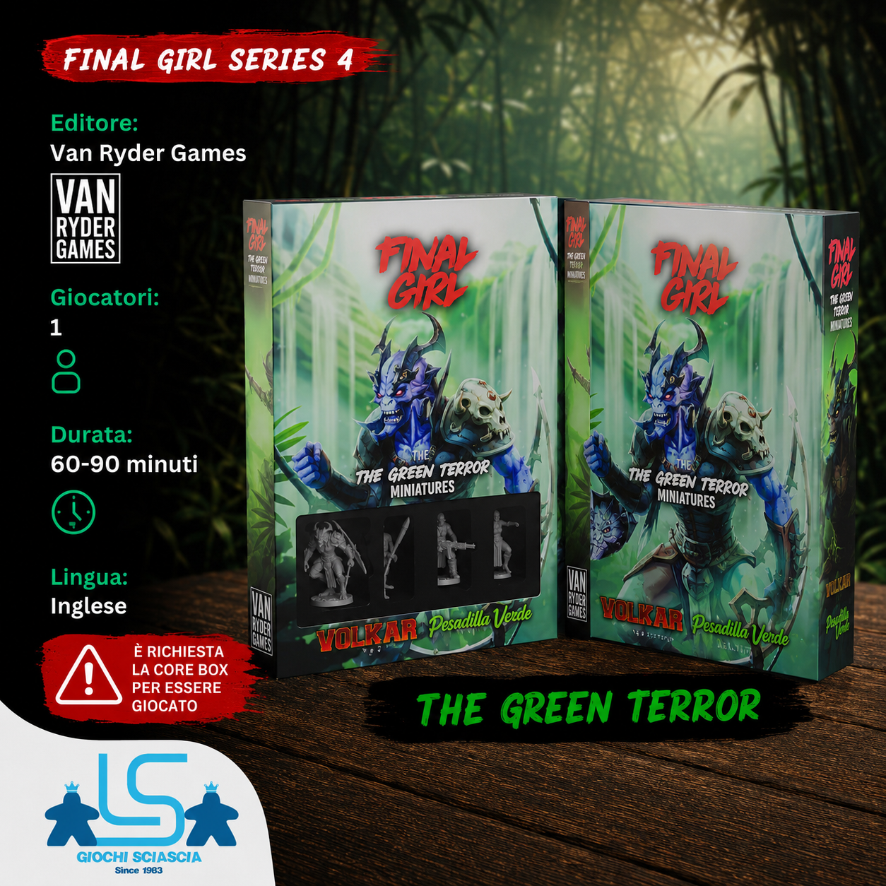Final Girl Series 4 - The Green Terror - Miniature - Inglese