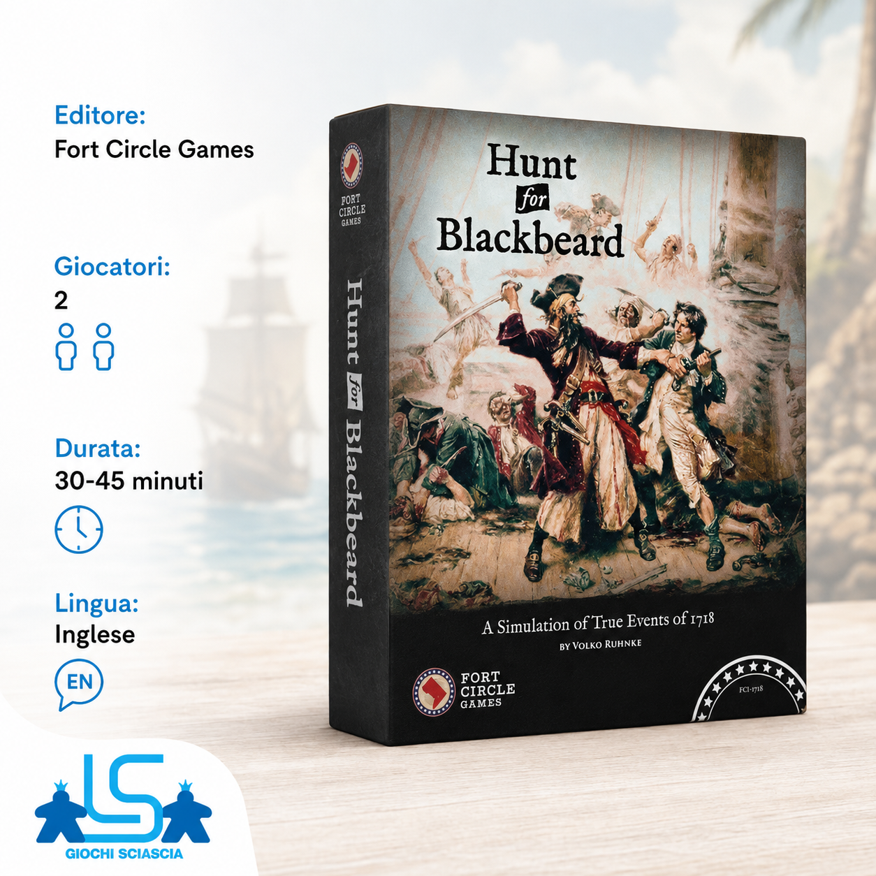 Hunt for Blackbeard - Inglese