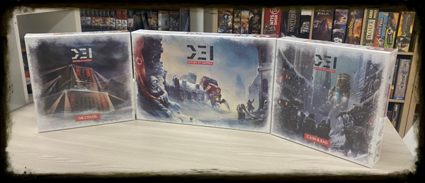 Bundle D.e.i. - Divide et impera con due espansioni ancora imballate - USATO