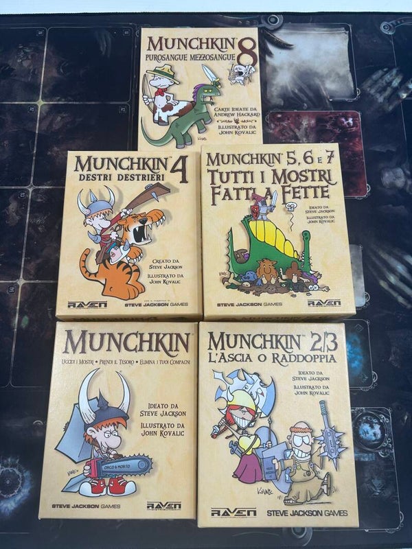 Bundle completo Munchkin 1-8 - Usato