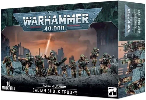 Warhammer 40K Astra Militarum Cadian Shock Troops 47-33