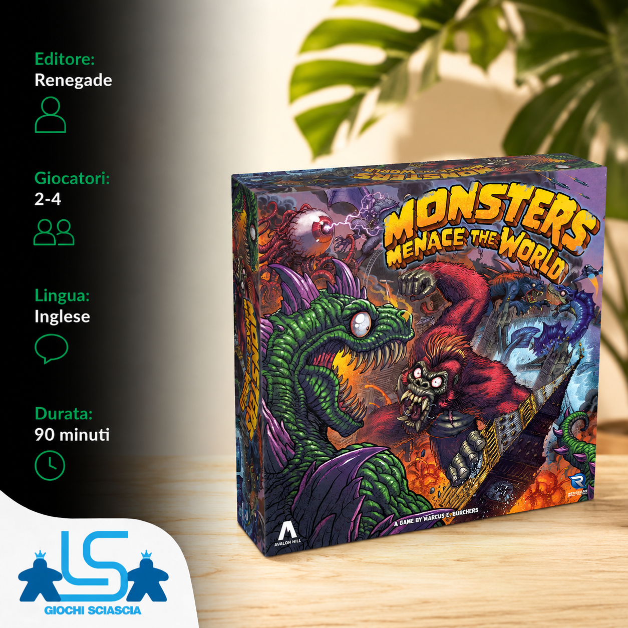 Monster Menace The World - Inglese