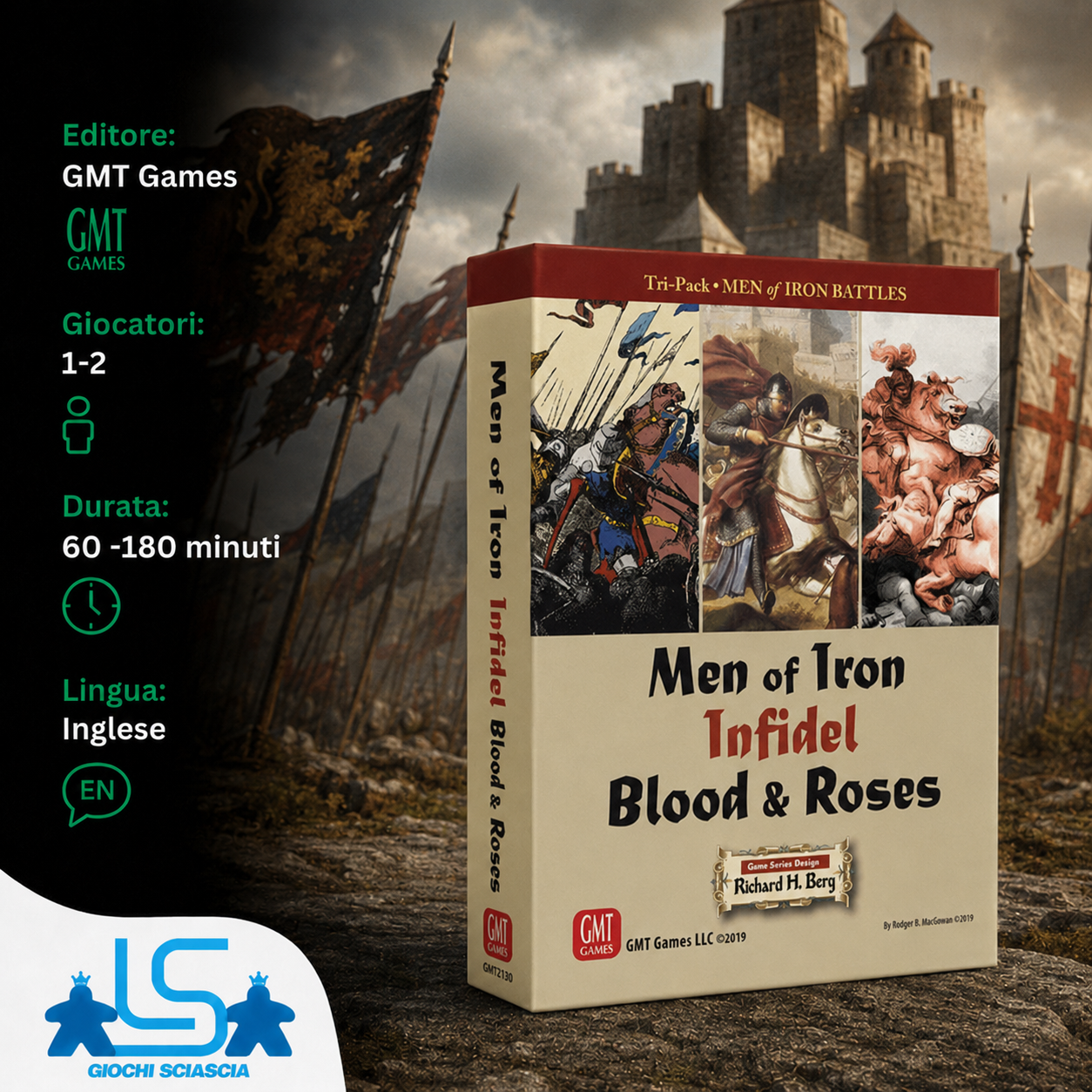 Men of Iron Battles Tri-Pack: Men of Iron, Infidel, Blood & Roses - Inglese