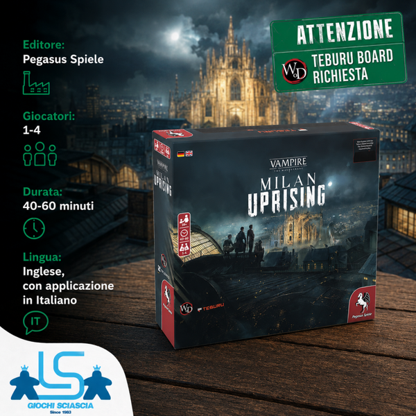 Vampire – The Masquerade - Milan Uprising  - Teburu - Inglese - Con applicazione in italiano