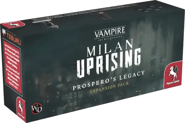 Teburu - Milan Uprising (Vampire The Masquerade) – Prospero’s Legacy - Espansione - Preordine Uscita prevista Marzo 2026