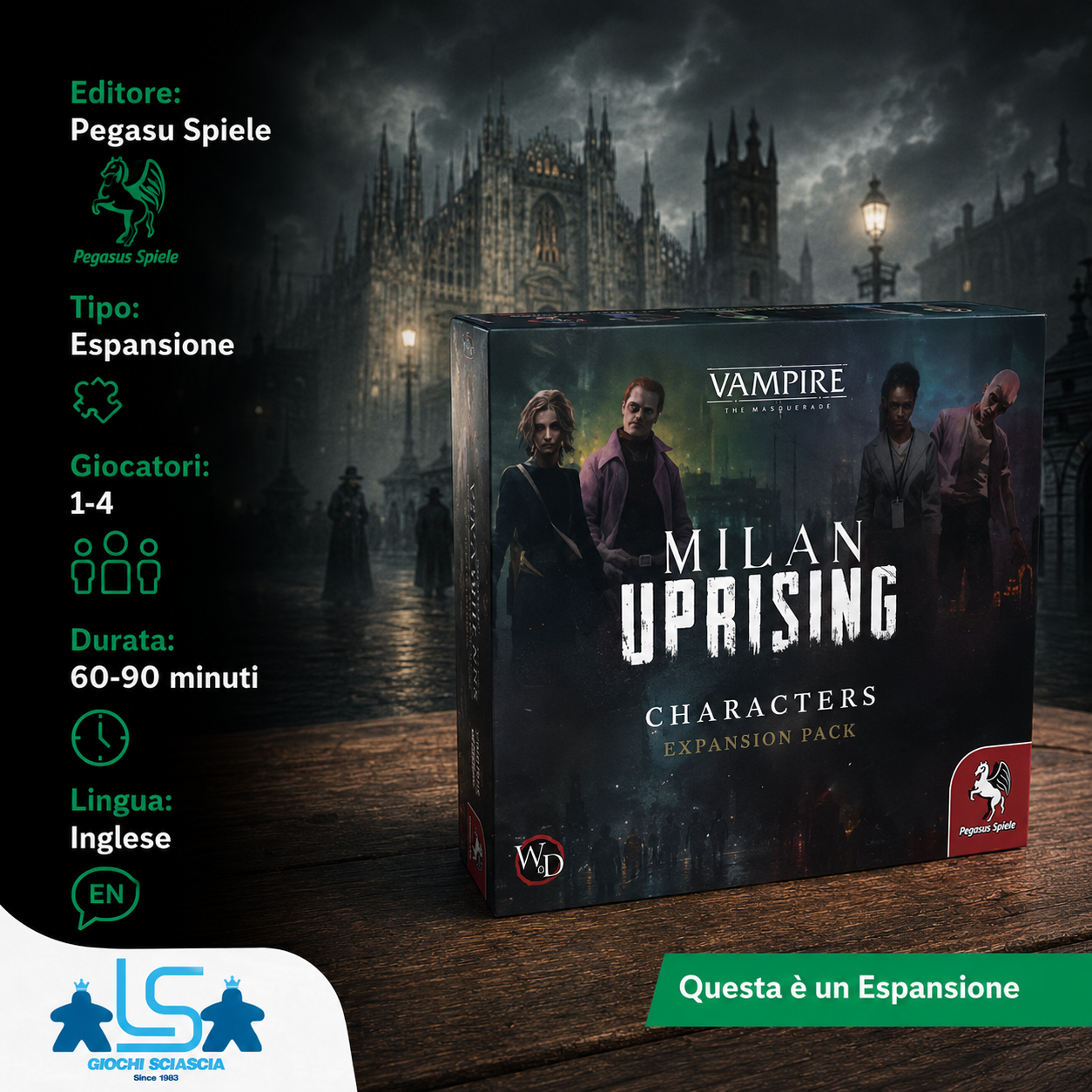 Teburu - Milan Uprising ( Vampire: The Masquerade) – Playable Characters