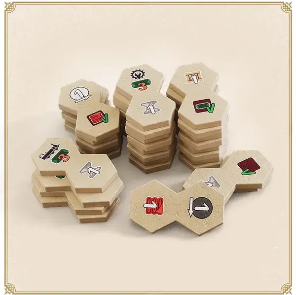 Nippon - Lawkeeper Genro Wooden Bonus Tokens - Espansione Inglese - Preordine Uscita prevista Giugno 2027