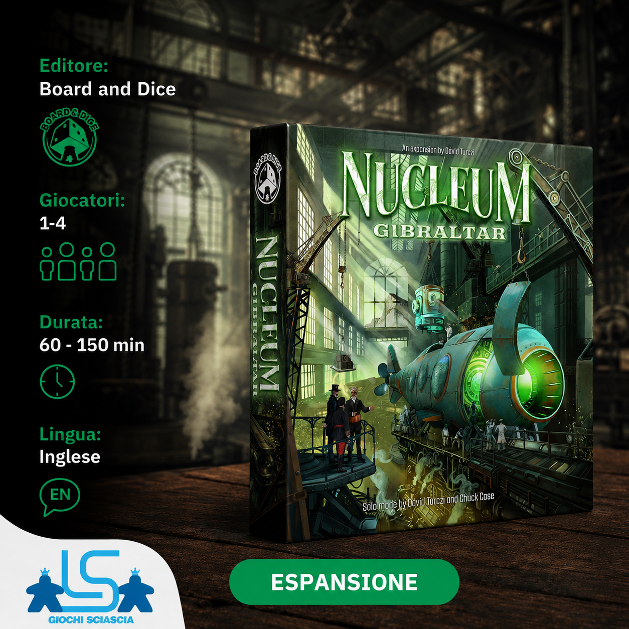 Nucleum Gibraltar - Espansione - Inglese