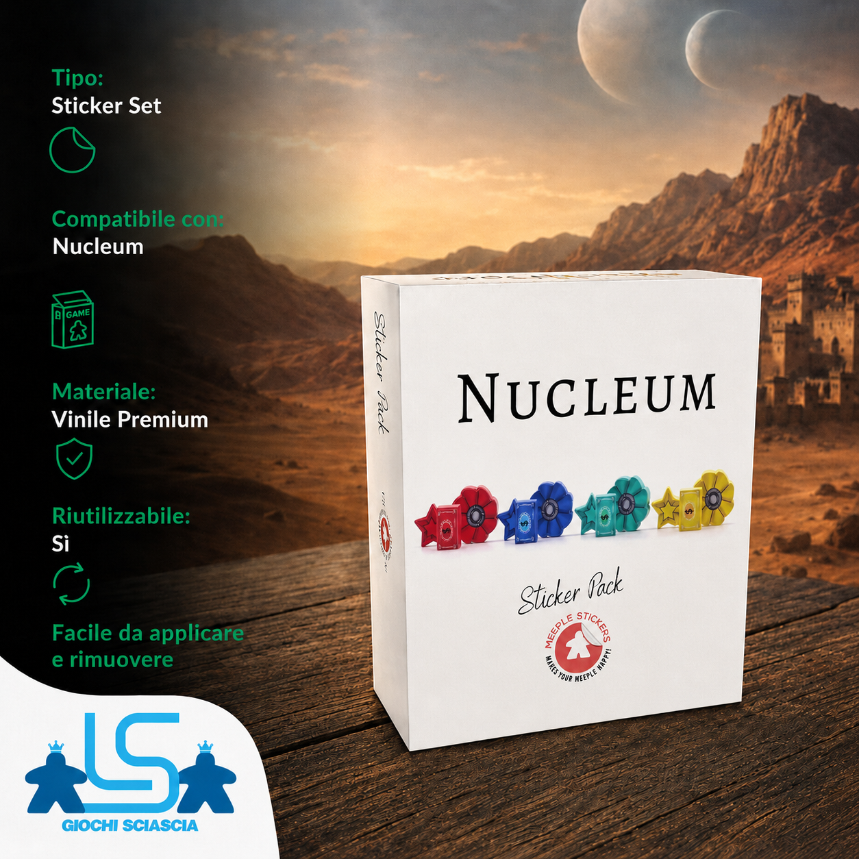 Nucleum - Sticker set