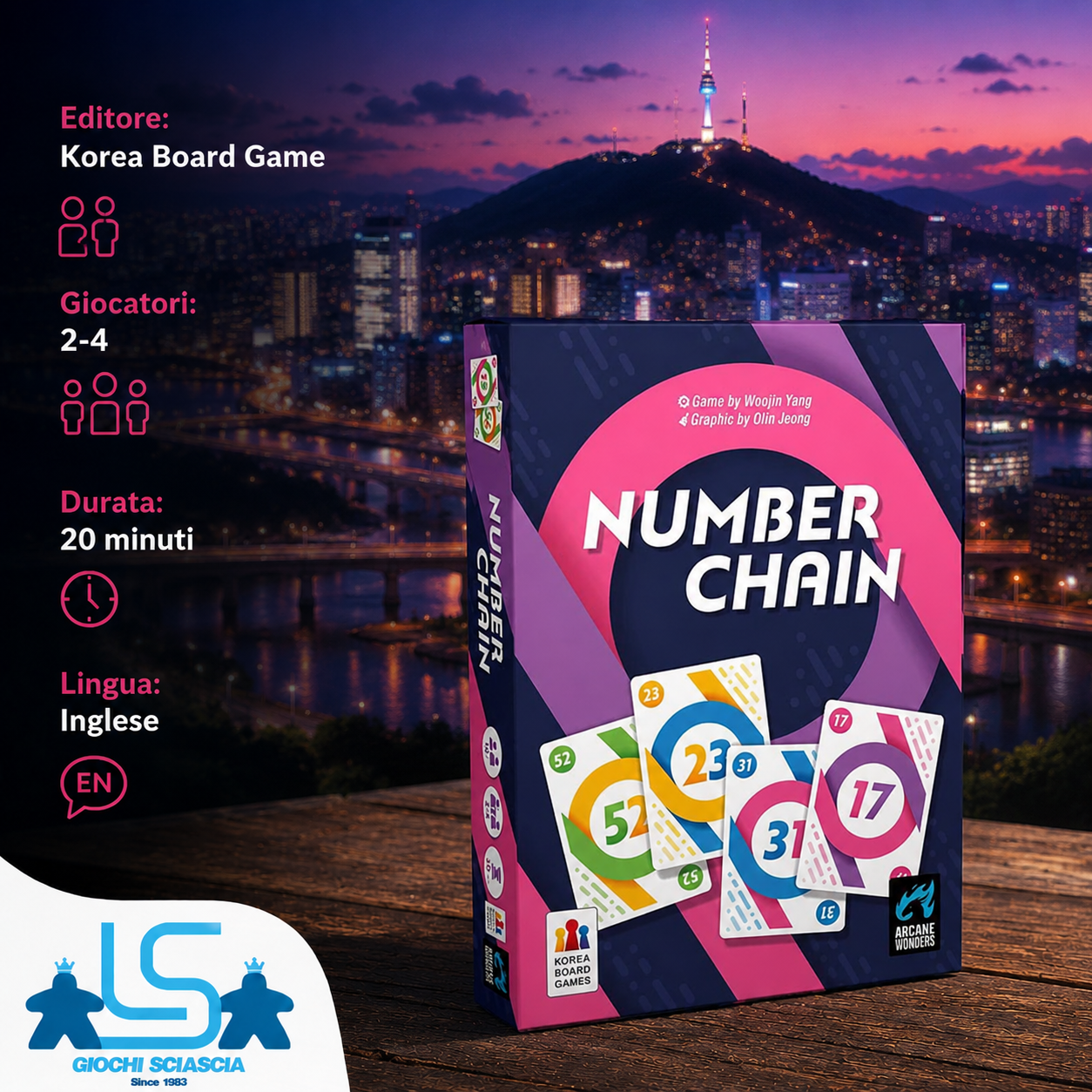 Number Chain - Inglese