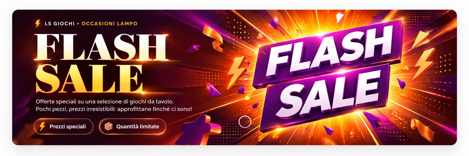 LS GIOCHI - Flash Sale: offerte lampo