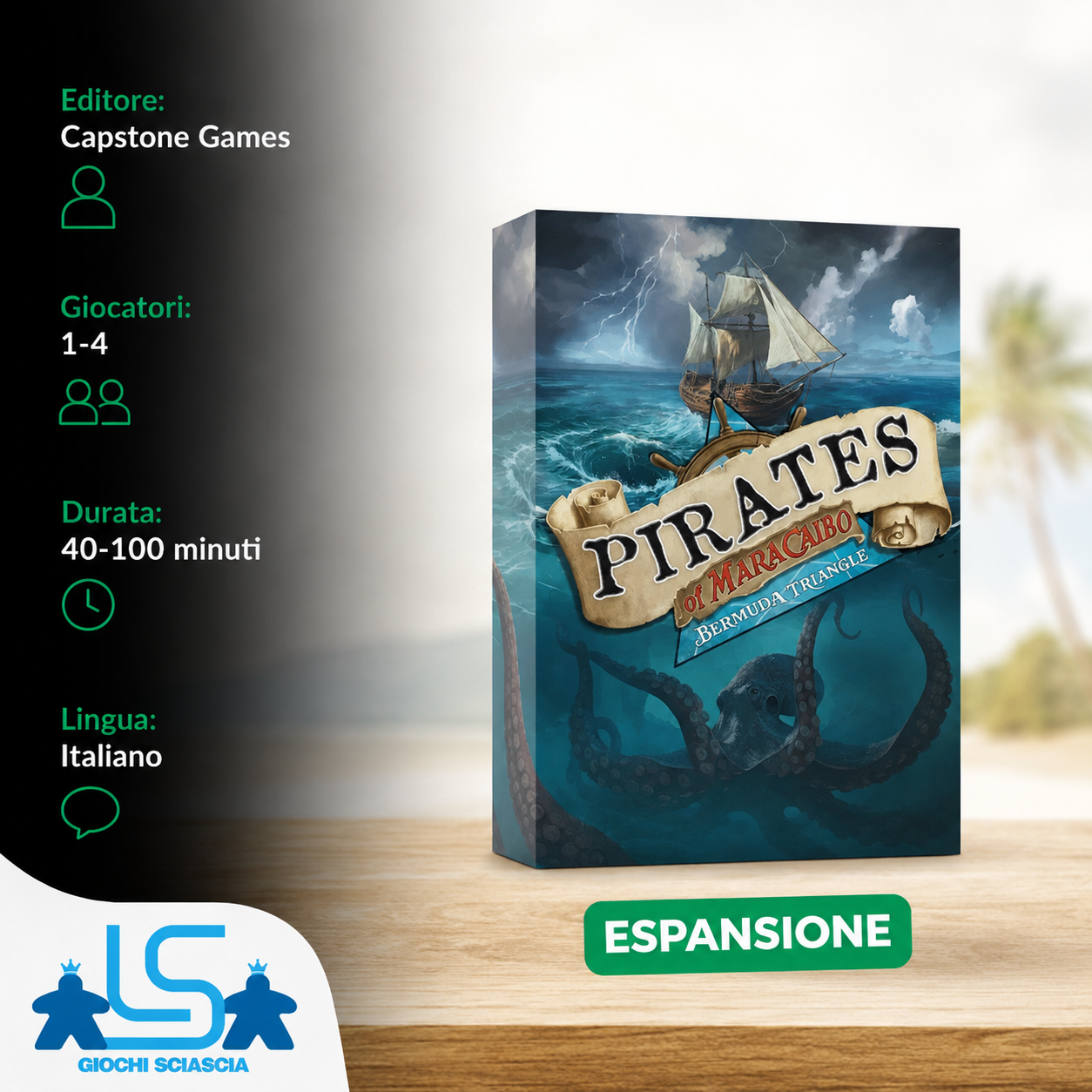 Pirates of Maracaibo - Espansione Bermuda Triangle - Inglese