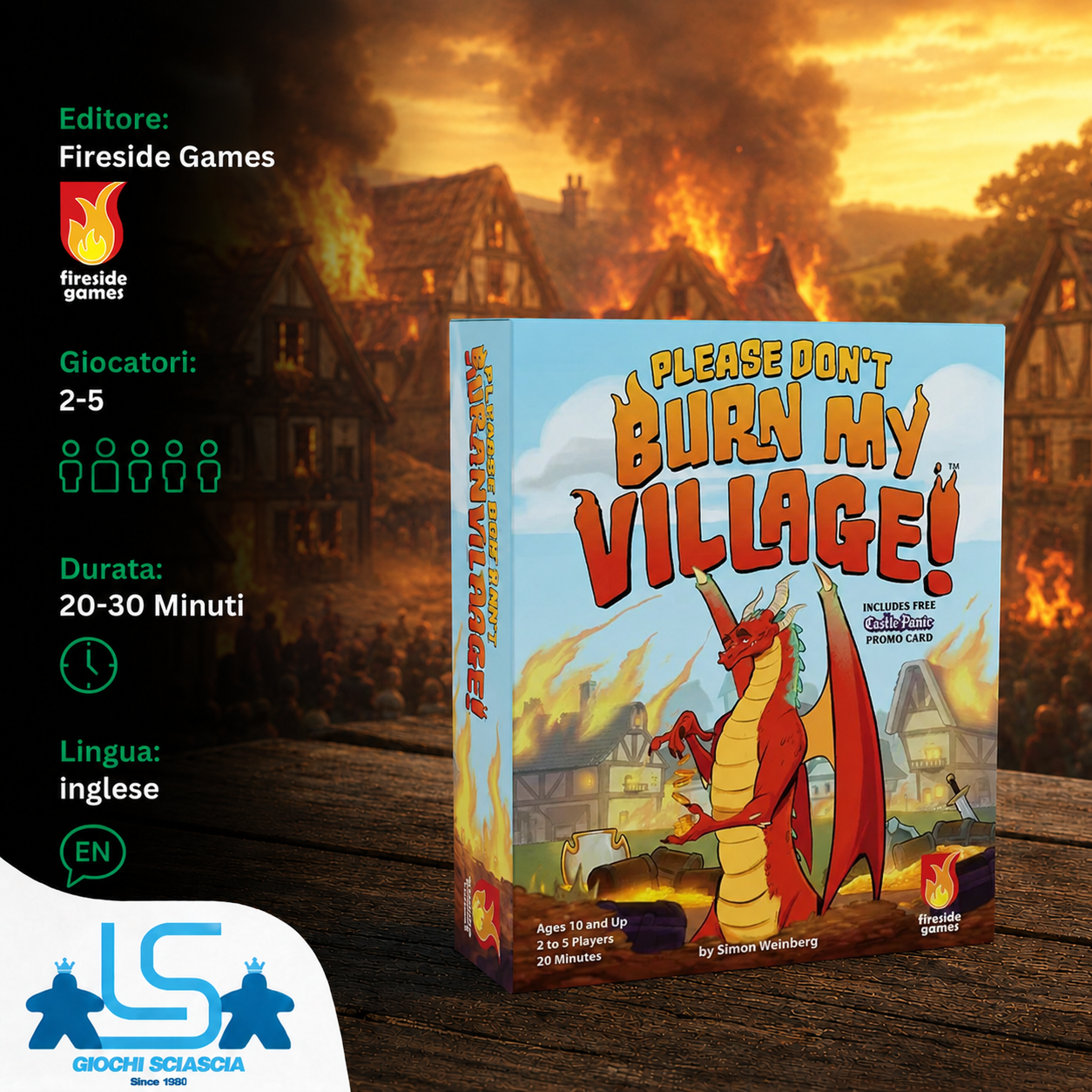 Please Don't Burn My Village - Inglese